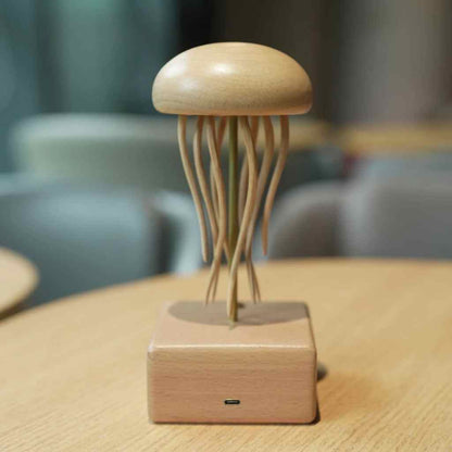 Handcrafted Wooden Jellyfish Automaton