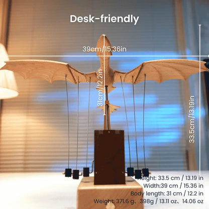 Handcrafted Wooden Dragon Automaton