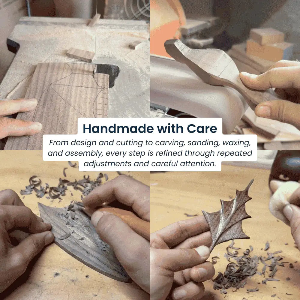 Handcrafted Wooden Dragon Automaton